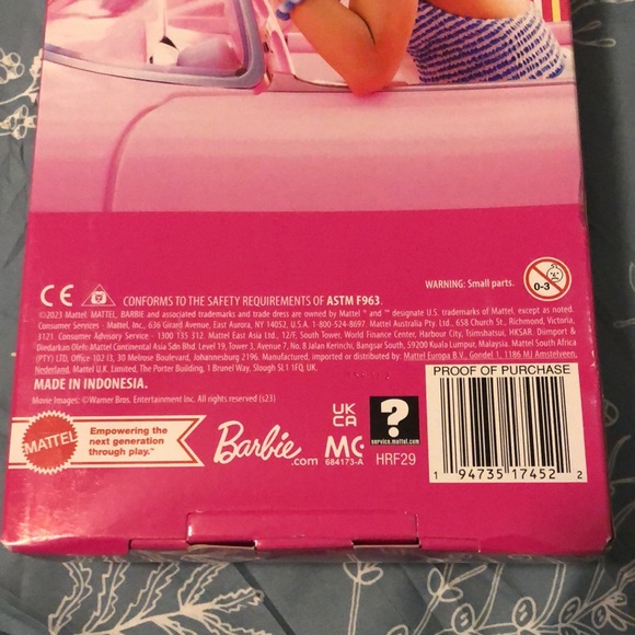 Mattel Barbie Doll in Pink Jumpsuit From Barbie Movie - Picture 7 of 7